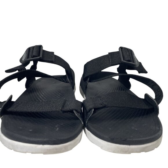 Chaco Lowdown Slide Sandals Womens 7 Black Flip Flops Slip-On Shoes Beach Artsy - Picture 4 of 9